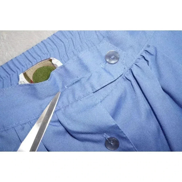 Picket and Post A-line Skirt, Button Front Retro 80s Midi - Picture 12 of 12